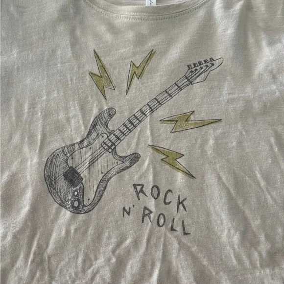 Rylee + Cru Tan Rock 'N' Roll Guitar Tee - Picture 4 of 4